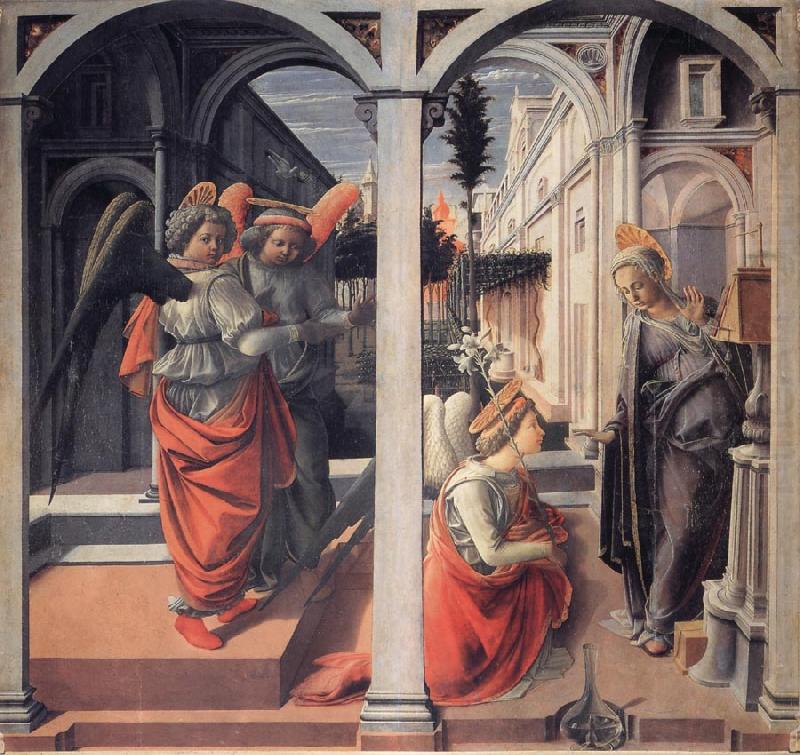 The Annunciation, Fra Filippo Lippi